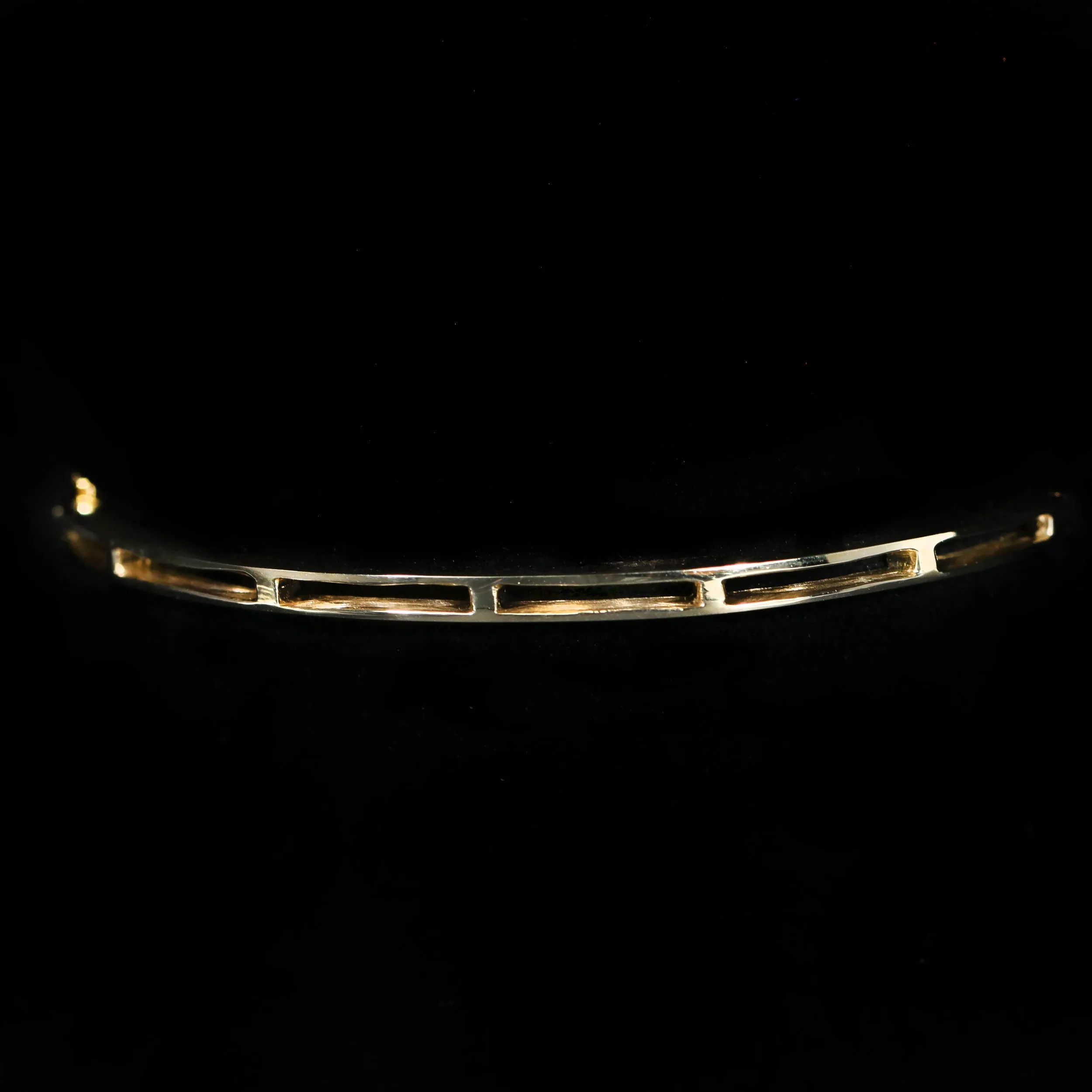 14K Yellow Gold 1.00 CTW Diamond Bangle Bracelet