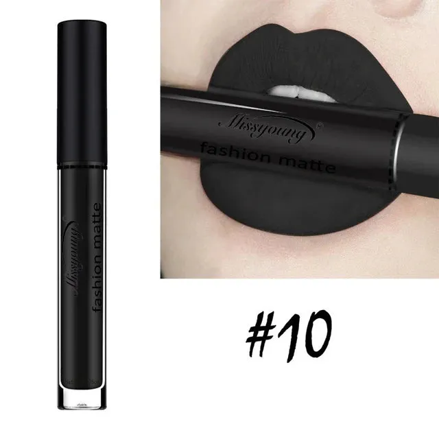 17 Shades of Chic: Sexy Black Matte Lipgloss