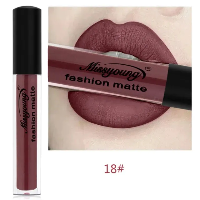 17 Shades of Chic: Sexy Black Matte Lipgloss