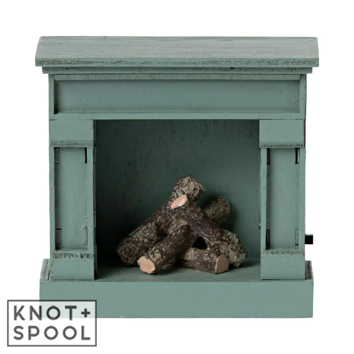 2024 Maileg Blue Mouse Fireplace