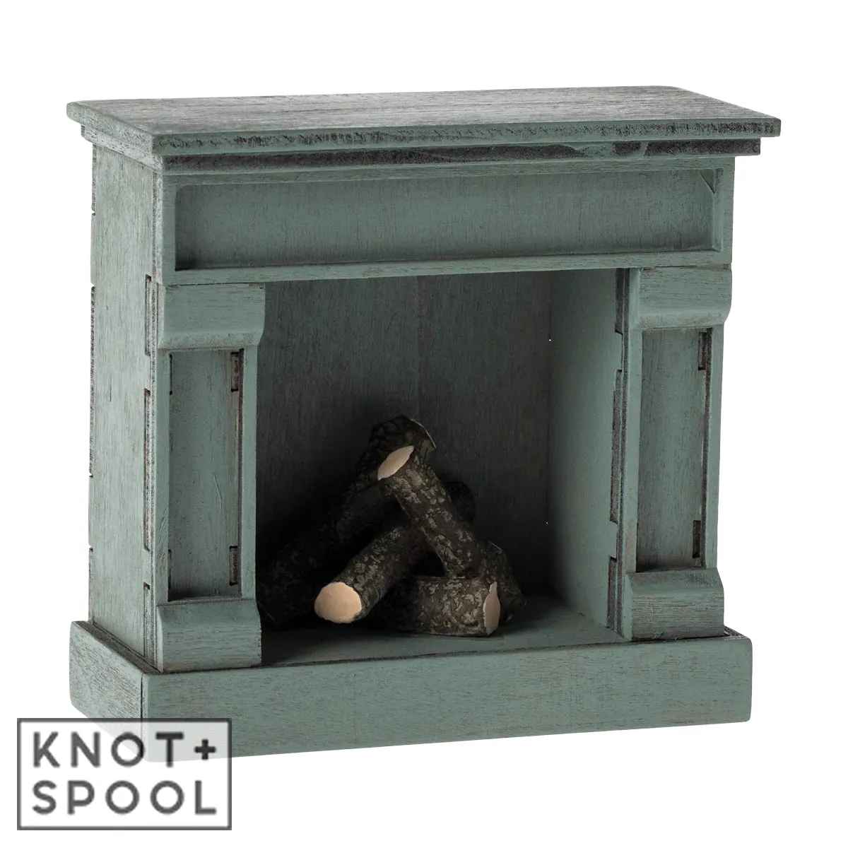 2024 Maileg Blue Mouse Fireplace