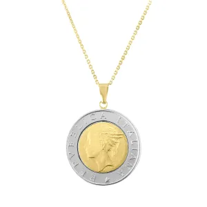 500 Italian Lira Coin Necklace