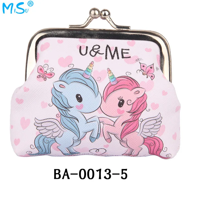 Adorable Unicorn Print Coin Purse  Perfect Holiday Gift for Girls