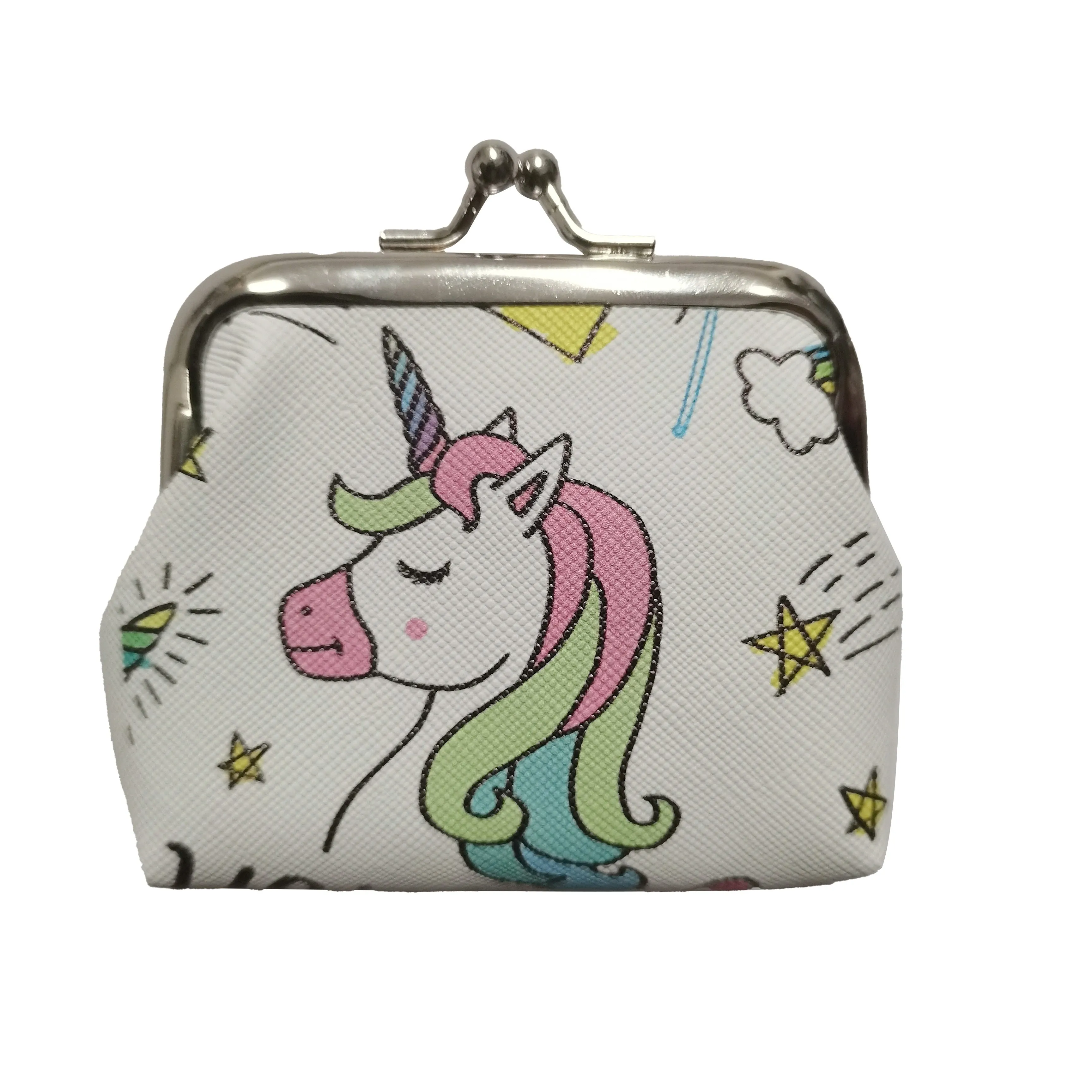 Adorable Unicorn Print Coin Purse  Perfect Holiday Gift for Girls