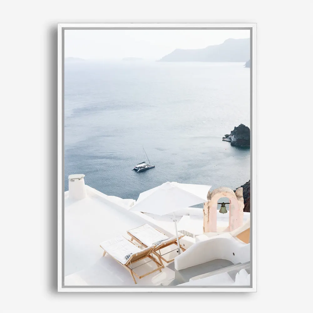 Balcony With A View Photo Canvas Print