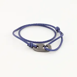 Charger Marine Cord Bracelet in Matte Black