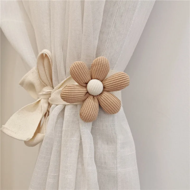 Charming 3D Flower Curtain Tieback  Elegant Room Decoration