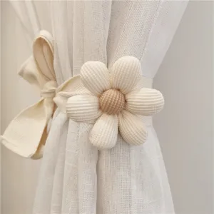 Charming 3D Flower Curtain Tieback  Elegant Room Decoration