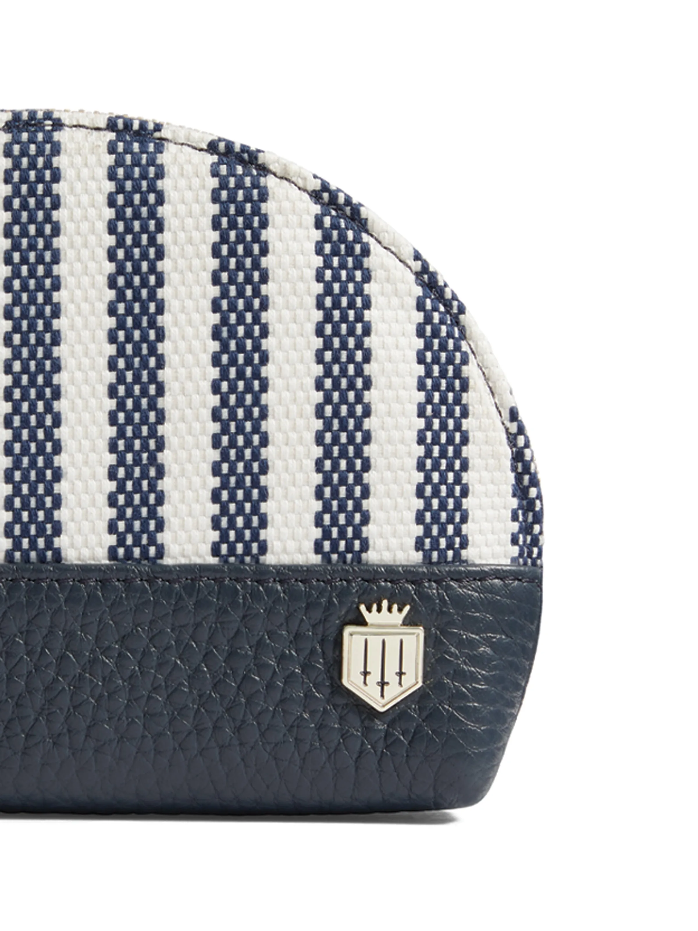 Chiltern Coin Purse - Navy Stripe