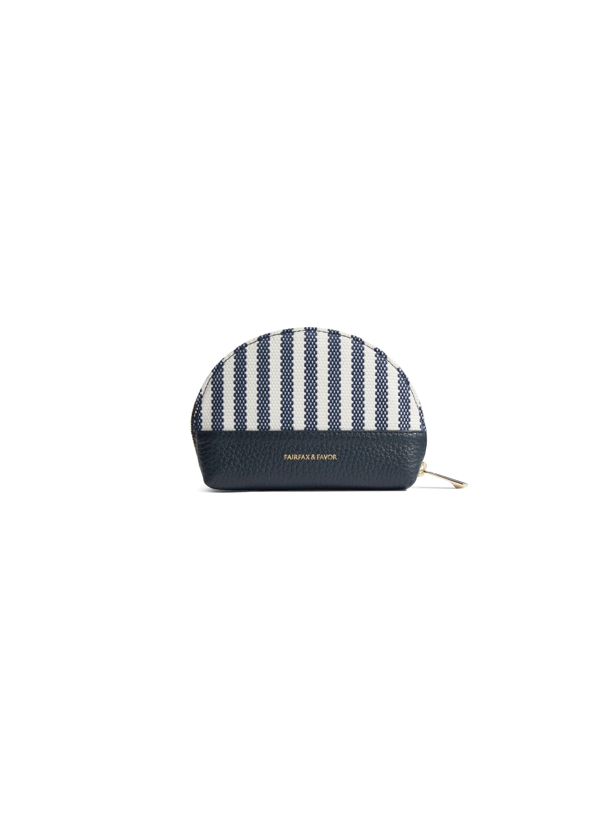 Chiltern Coin Purse - Navy Stripe