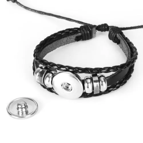 Classy Men Pisces Zodiac Symbol Bracelet