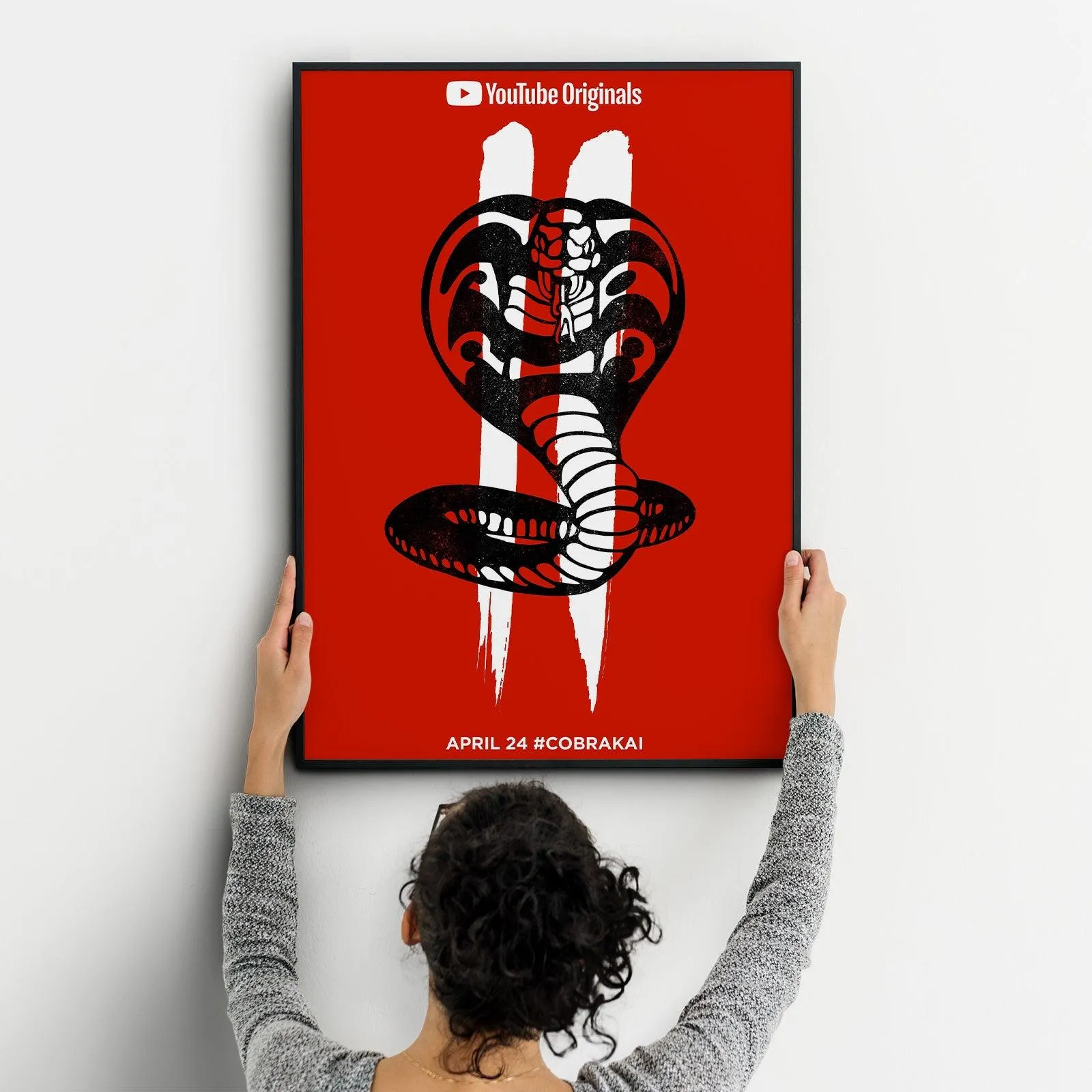 Cobra Kai 2018 Six Cobra Kai Karate Kid Posters Big Print Art Frame TV Saga Little Dragons A2 A3