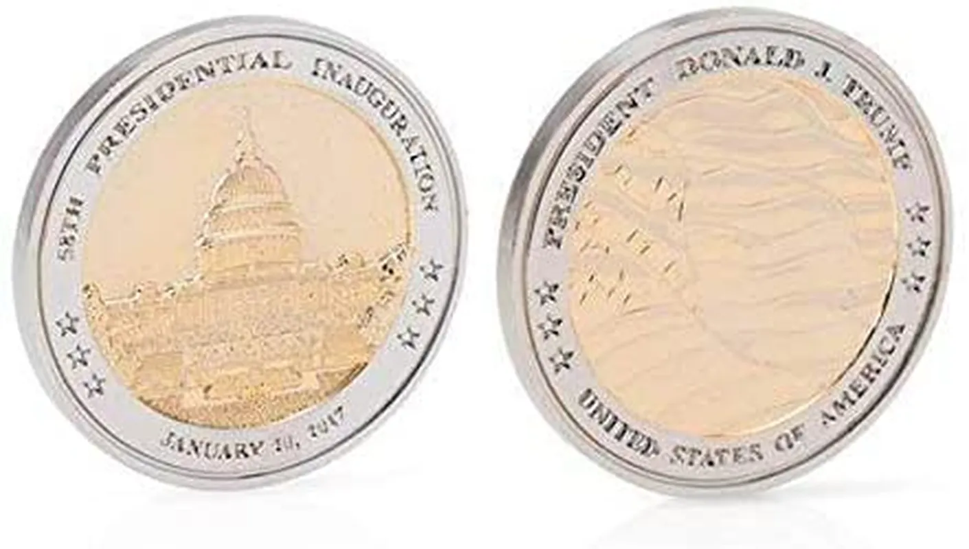 Commemorative Medal Set 2 Trump Coins