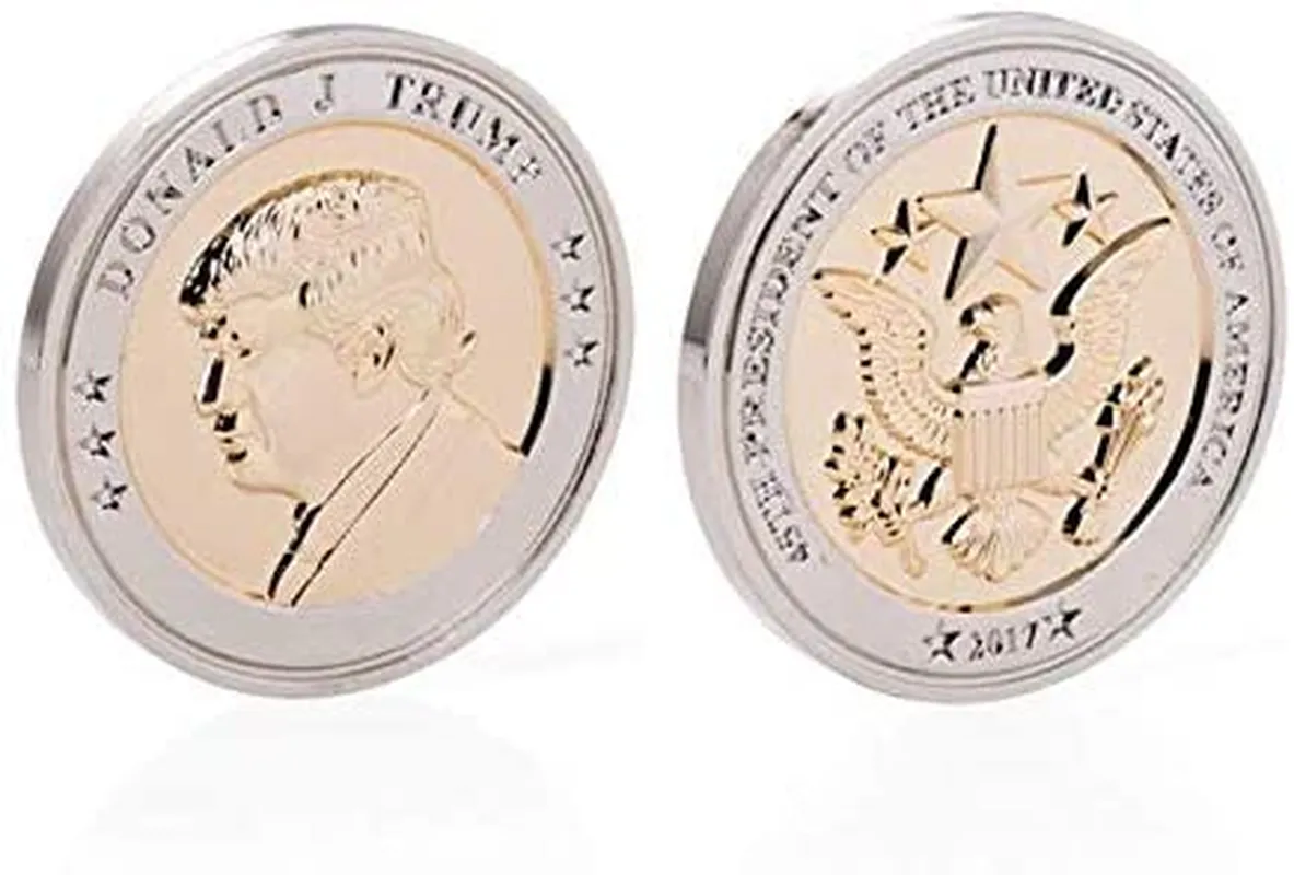 Commemorative Medal Set 2 Trump Coins