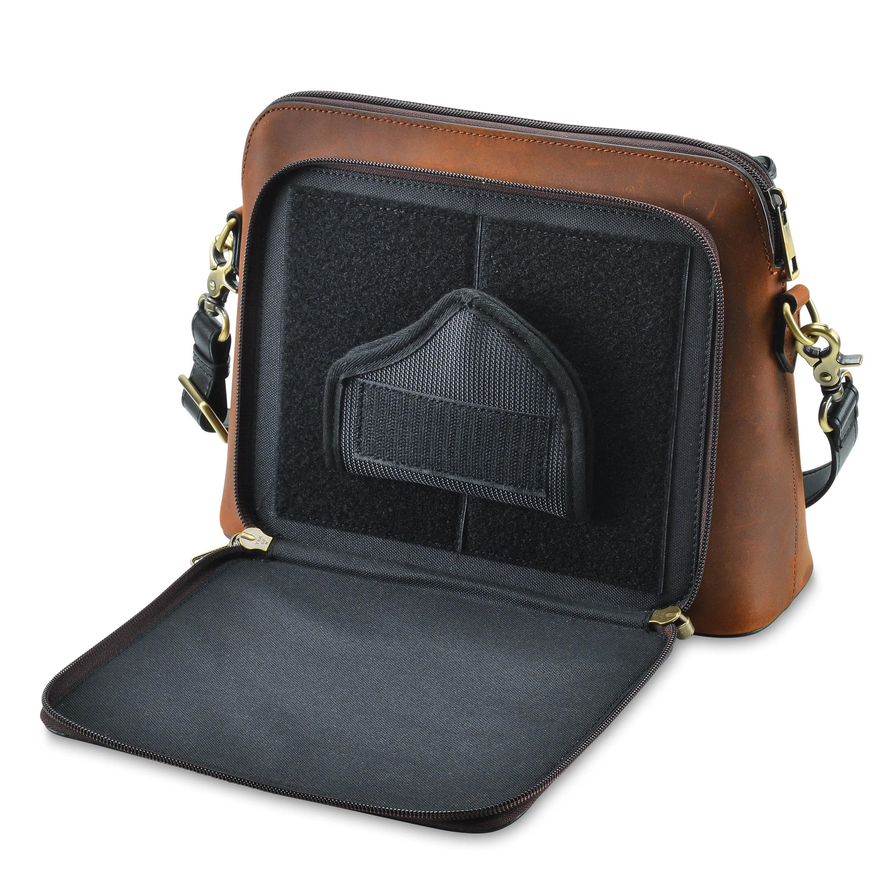 Concealed Carry Evelyn Leather Crossbody