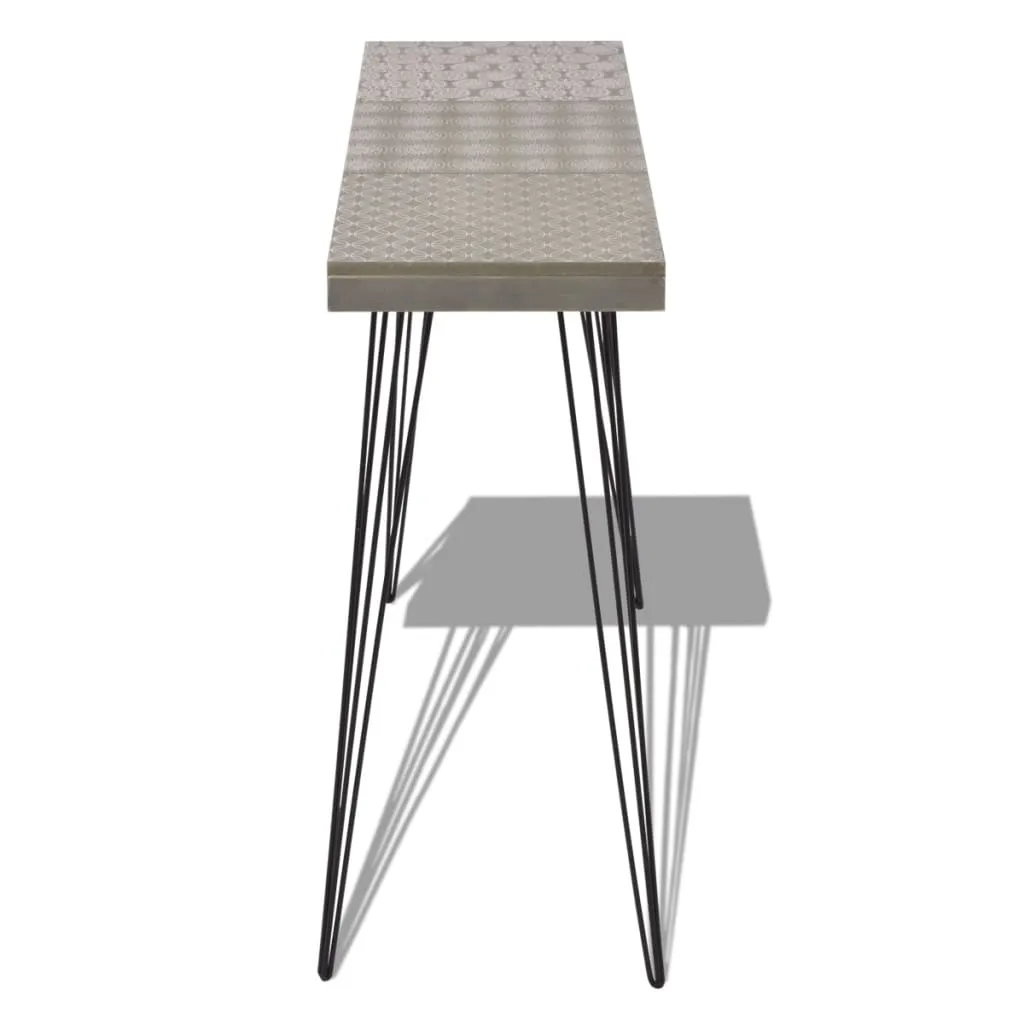 Console Table 90x30x71.5 cm Grey