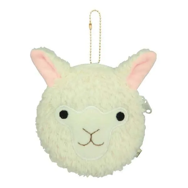 Cute Alpaca Face Coin Purse