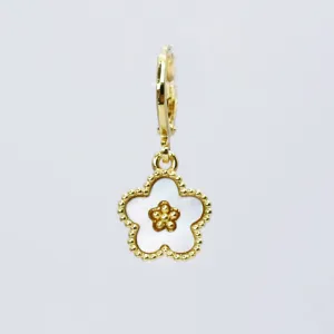 Cute Flower Gold Charm CH-114