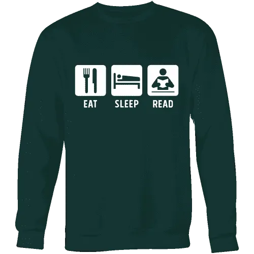 Eat, Sleep, Read Sweatshirt