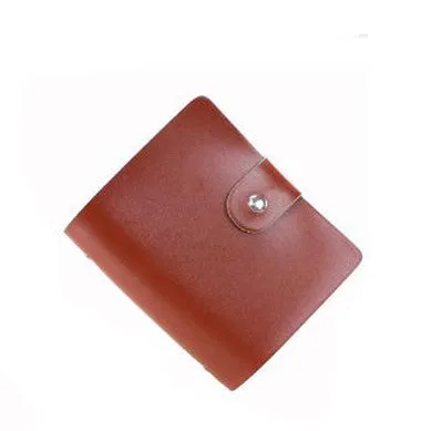 Elvasek Fashion Business Credit Card Holder Bags Leather Bank Card Bag 40-64 Cards Case ID Holders Card Keepers LS6534