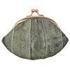 EW10-SMALL/NEW WOMEN'S WATERPROOF EEL SKIN SMALL COIN CHANGE PURSE WALLET