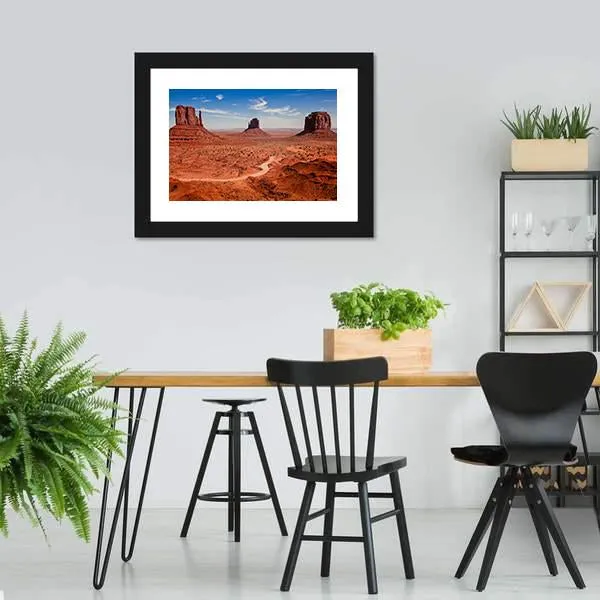 Famous Monuments Valley Canvas Wall Art