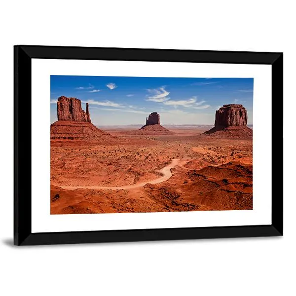 Famous Monuments Valley Canvas Wall Art