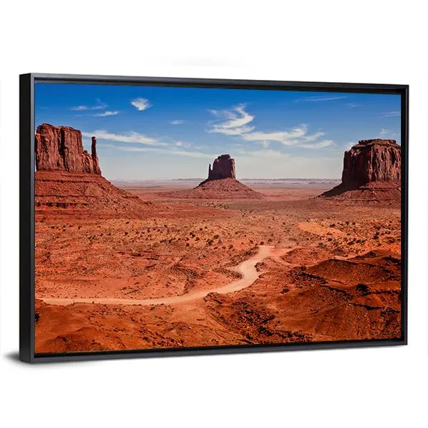 Famous Monuments Valley Canvas Wall Art