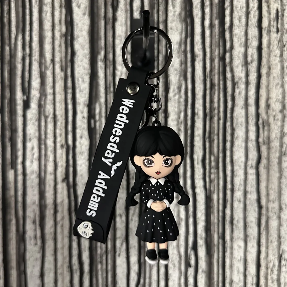 FancyDressWale Wednesday Merchandise Keychain  halloween Gifts for Daughter Girls Keychains -Long Dress