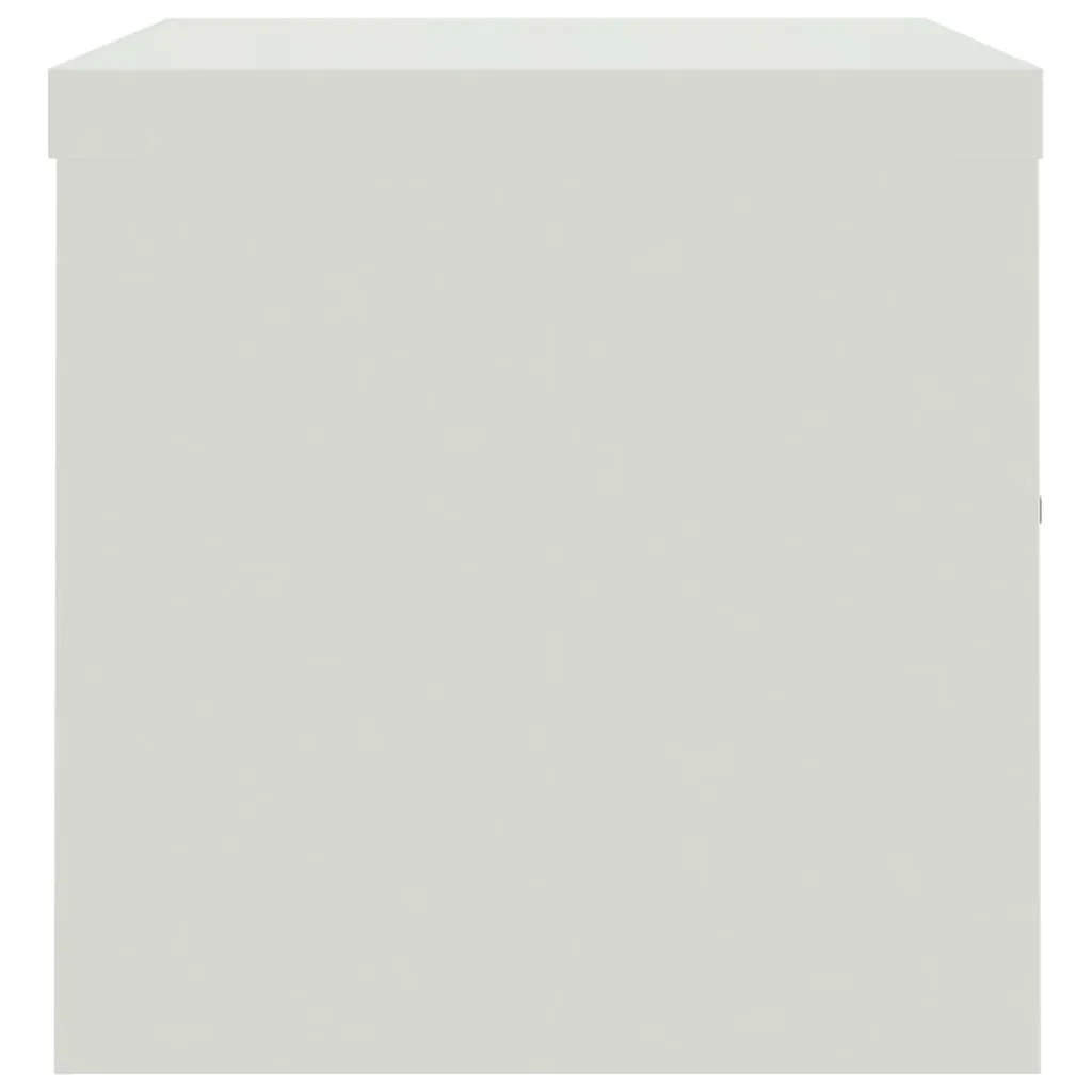 File Cabinet Light Grey 90x40x40 cm Steel