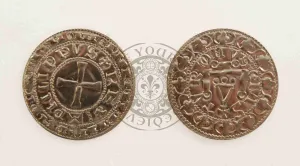 French Gros Tournois Coin (1270 -1285 )