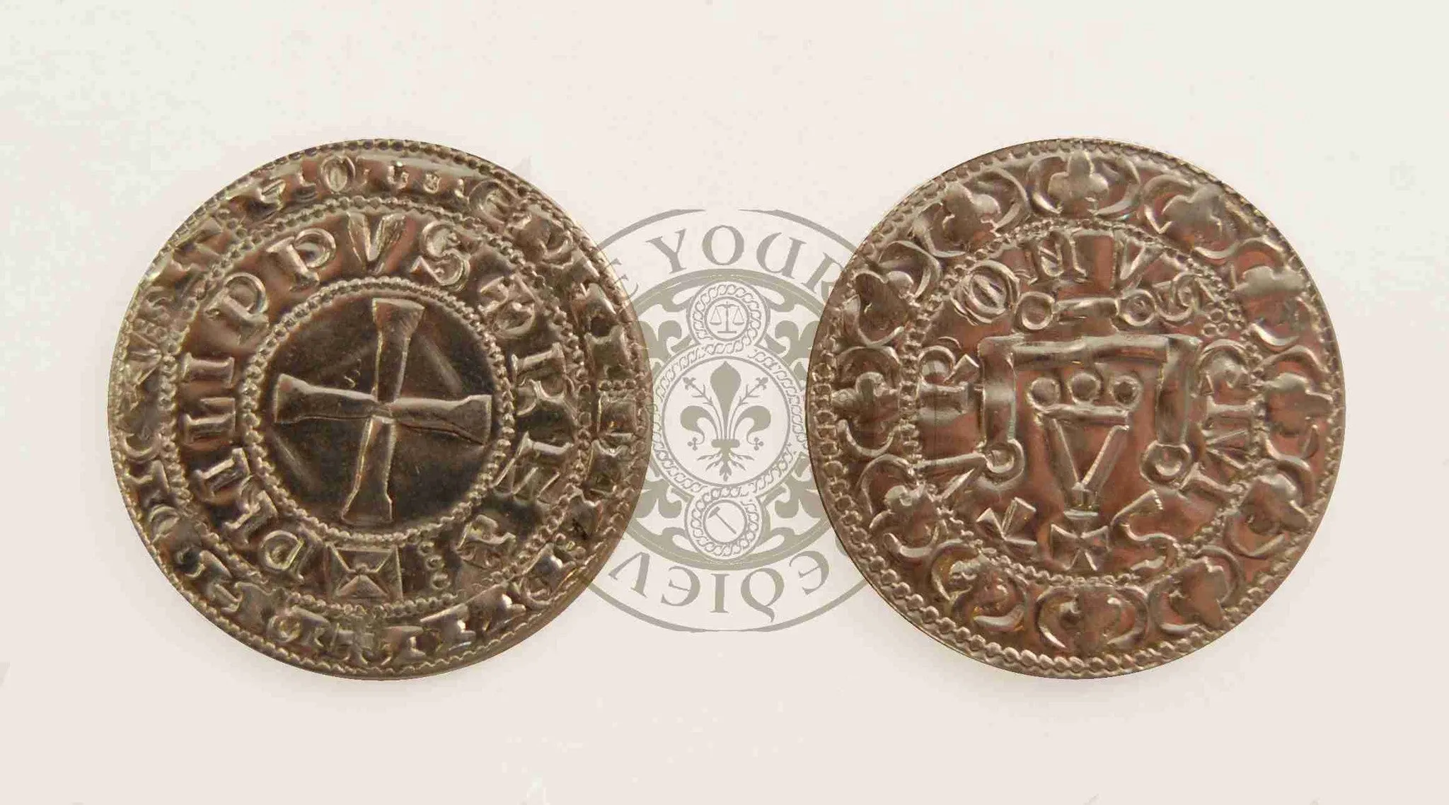 French Gros Tournois Coin (1270 -1285 )