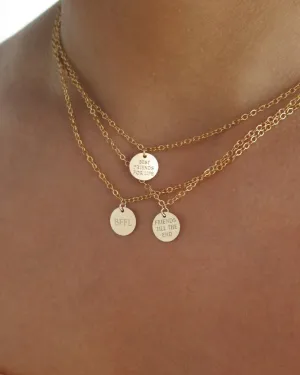 Friendship Coin Necklace