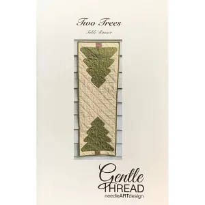 Gentle Thread Needle Art Designs ~ Two Trees Table Runner Pattern