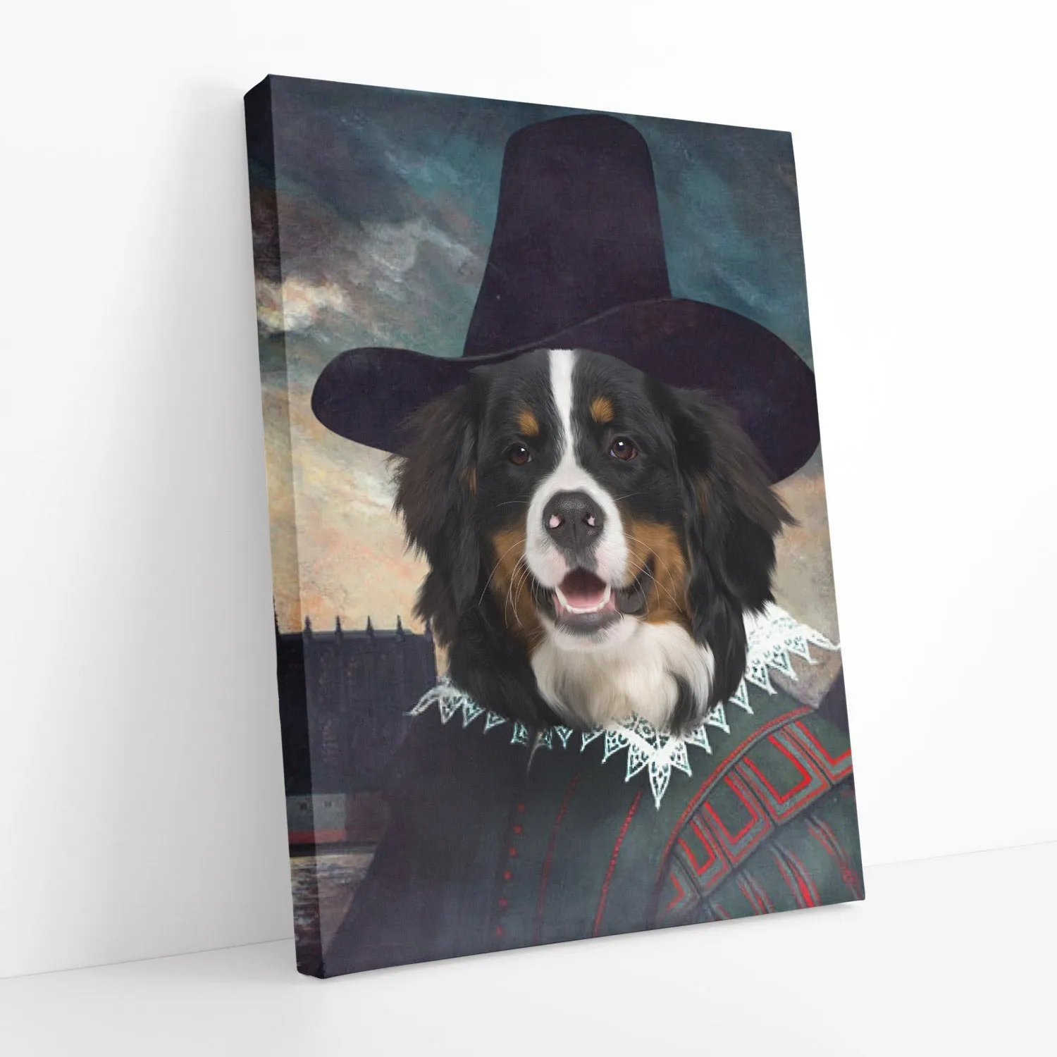 Guy Fawkes Dog Portrait