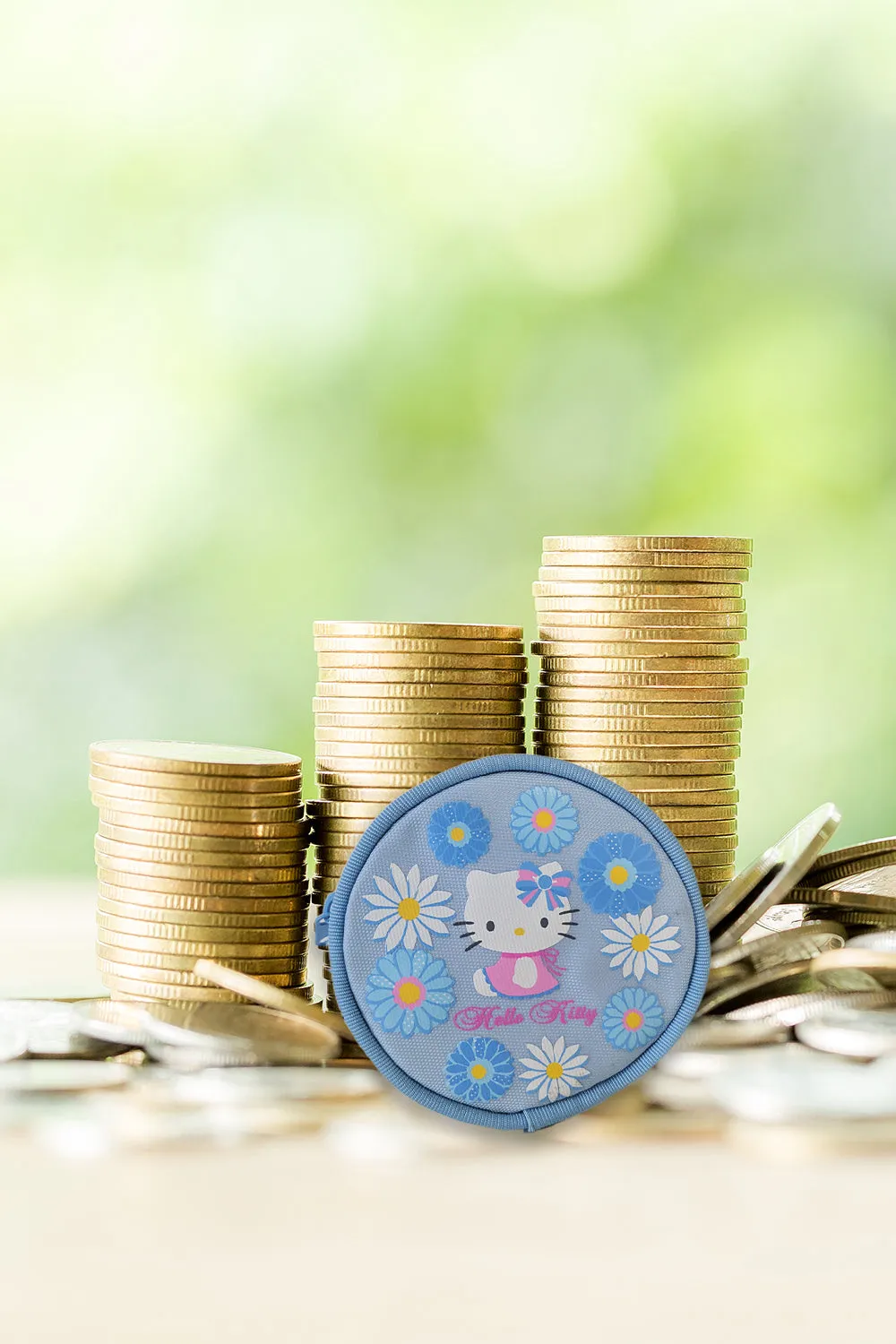 Hello Kitty Blue Blossom Coin Purse