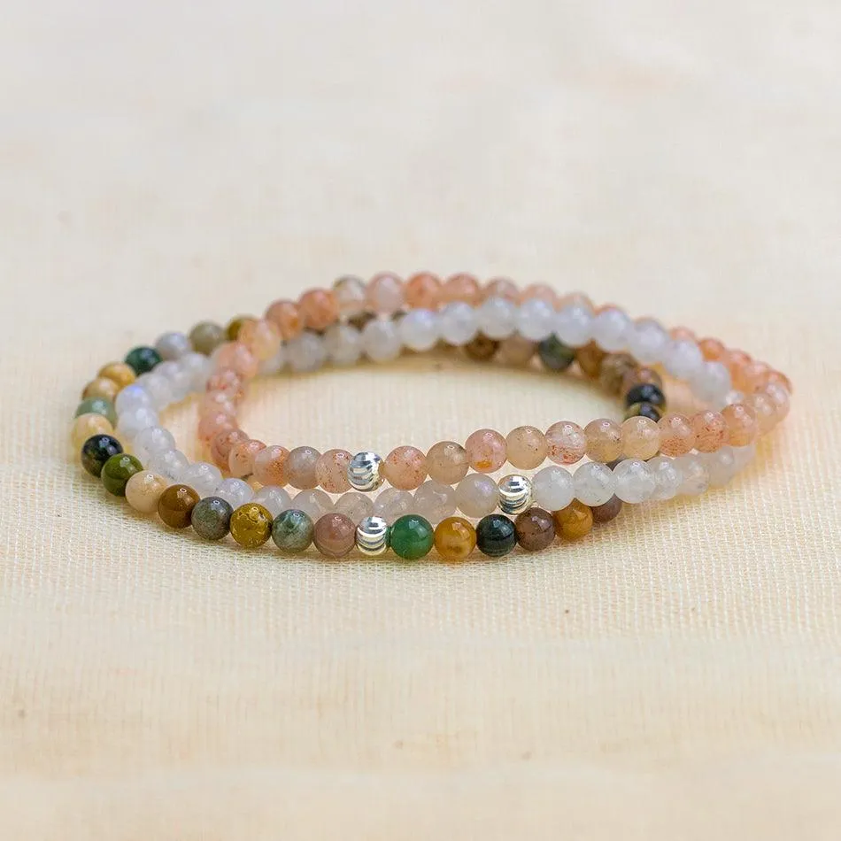 Joy and Happiness Bracelet Set