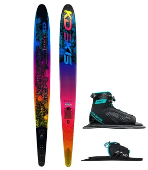 KD Xenon Womens Slalom Ski With Axcess Boot & RTP (2024)