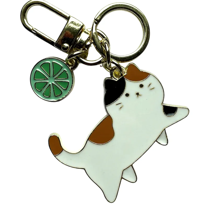 KENJI Mima Cats Enamel Keyring