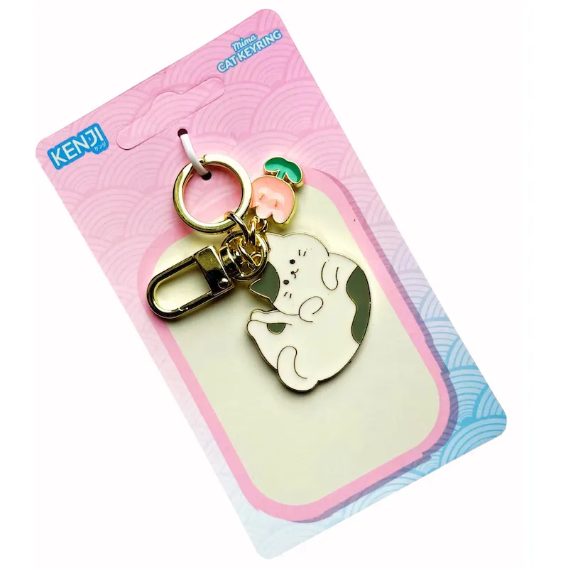 KENJI Mima Cats Enamel Keyring