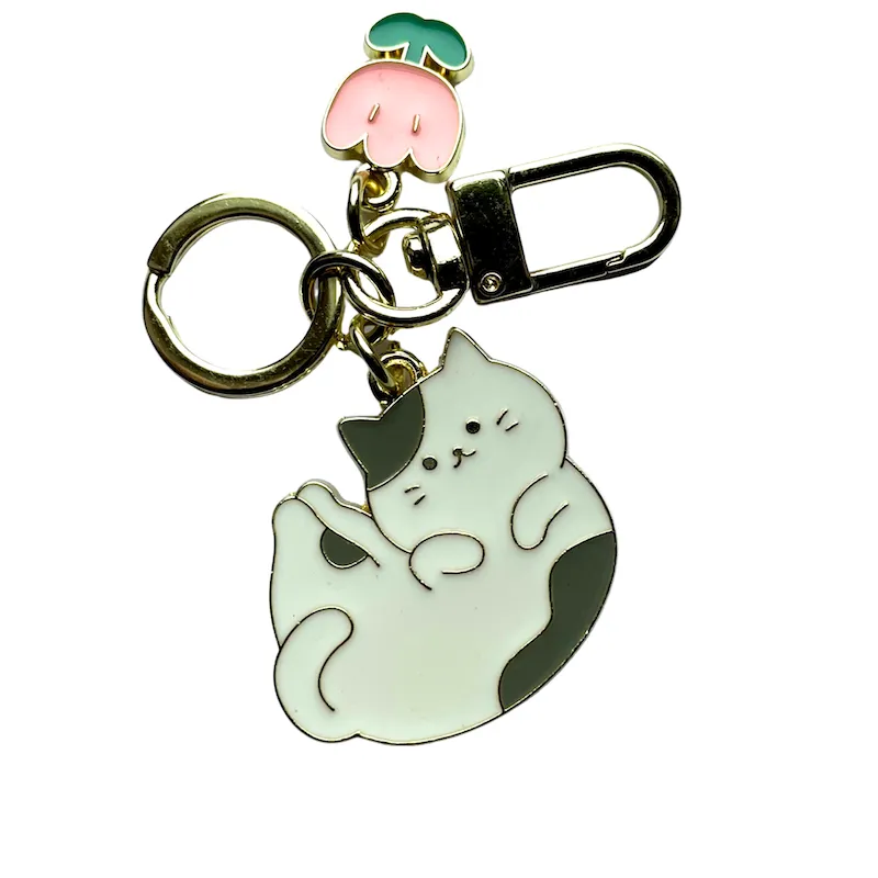 KENJI Mima Cats Enamel Keyring