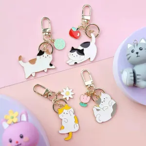 KENJI Mima Cats Enamel Keyring