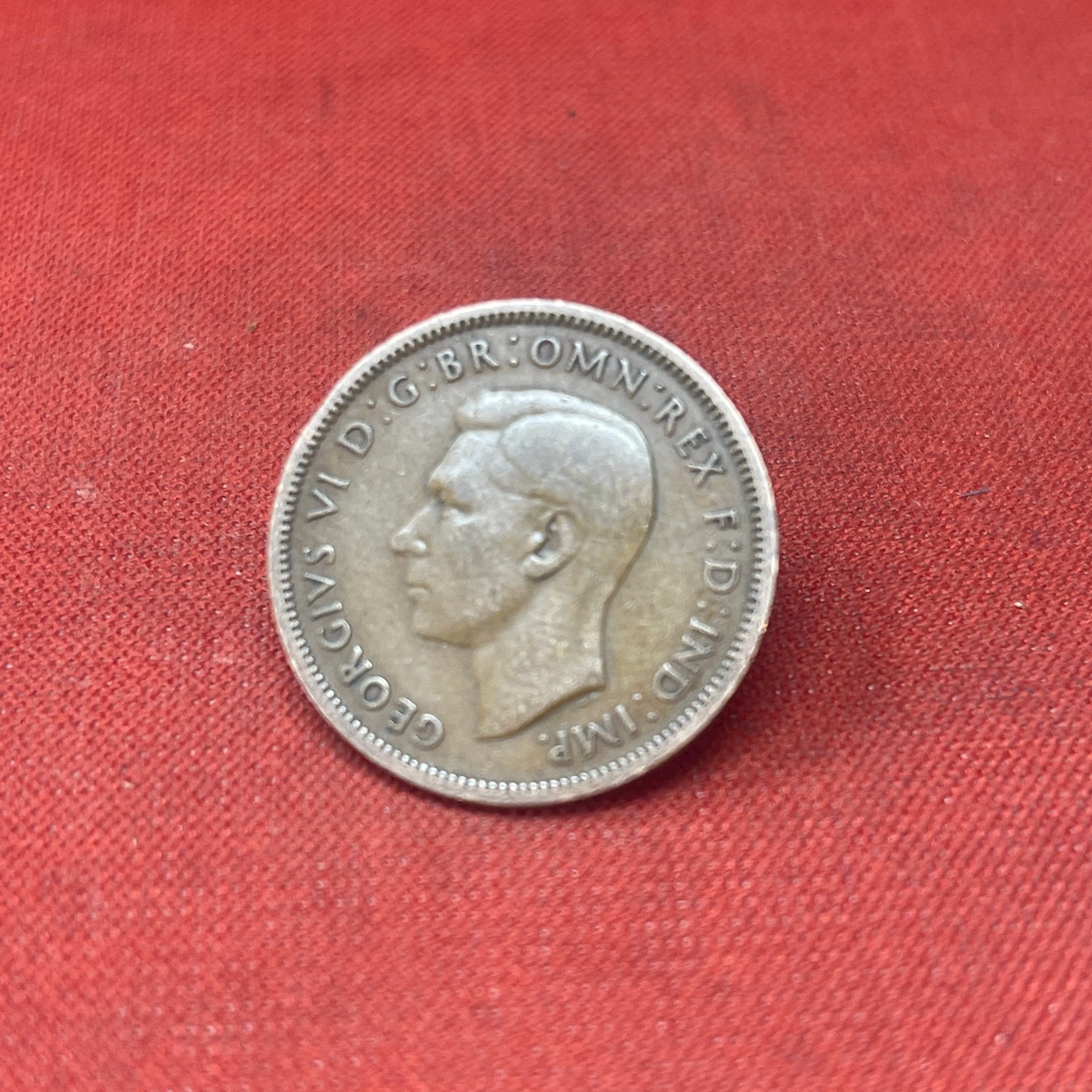 King George VI 1938 Half Penny