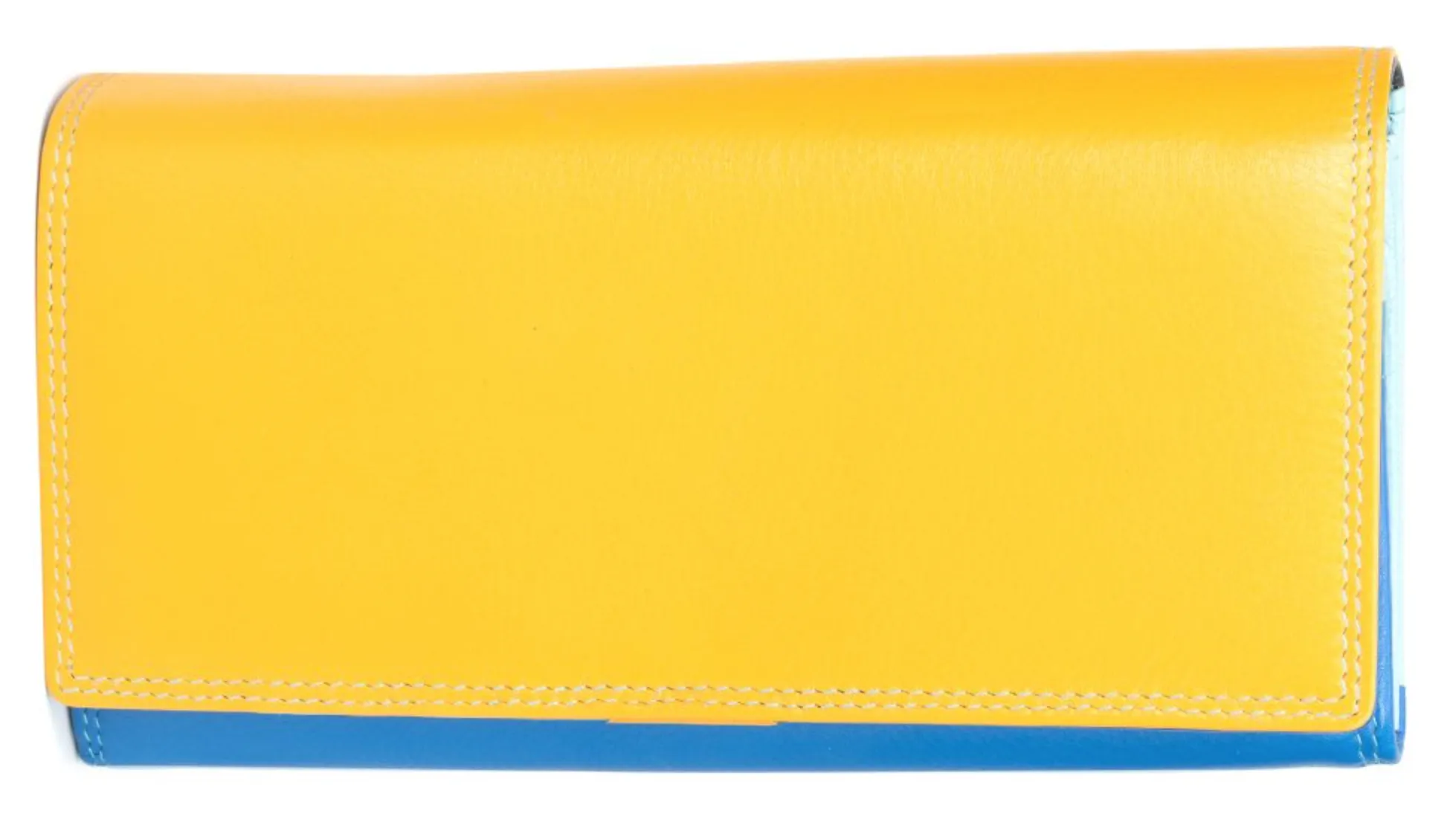 Large Leather Colourful Compartment Purse (5 Colours)