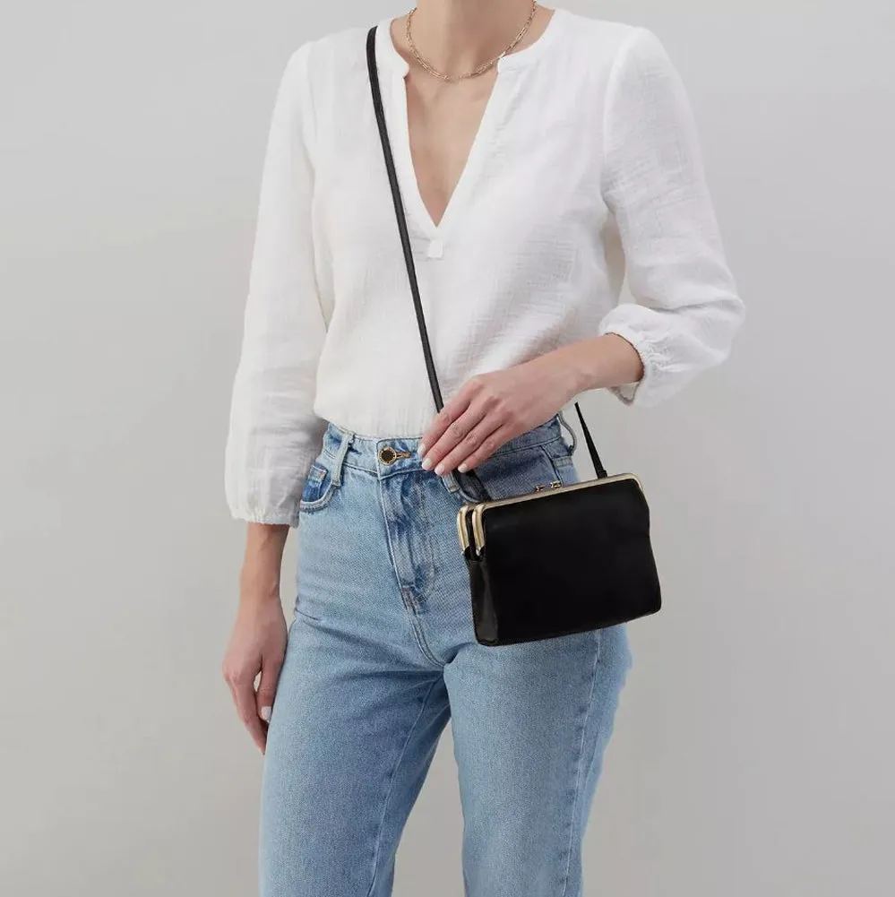 Lauren Crossbody in Black by HOBO