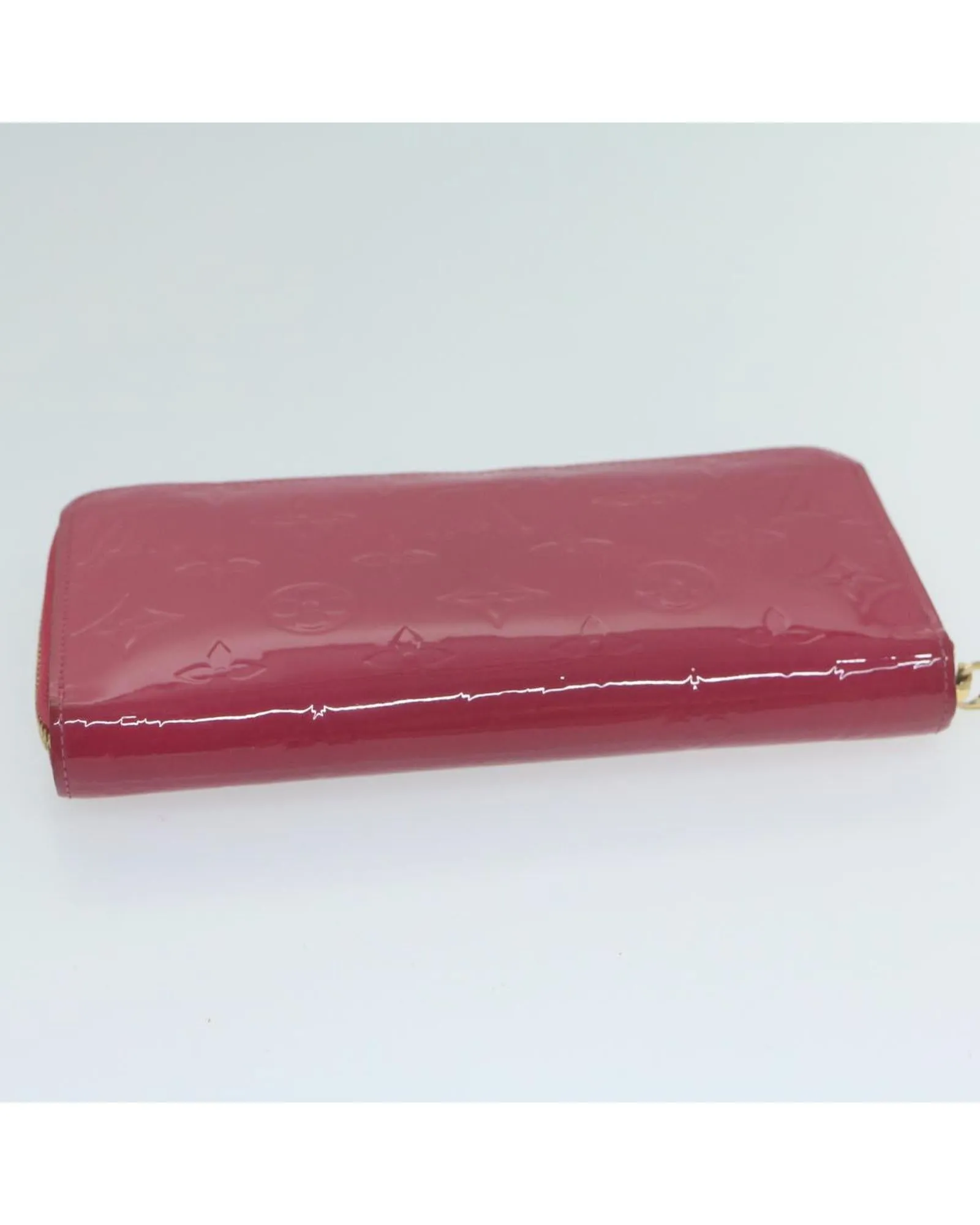 Monogram Vernis Zippy Wallet in Pink with Authenticity - LV