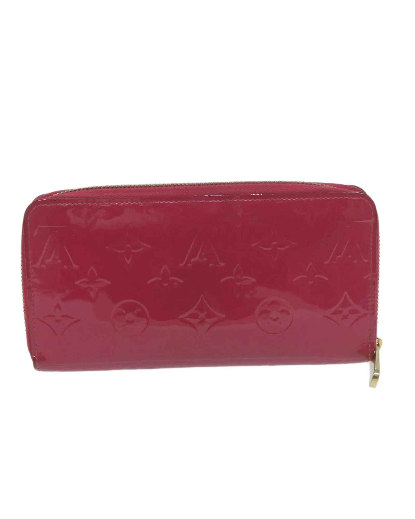 Monogram Vernis Zippy Wallet in Pink with Authenticity - LV