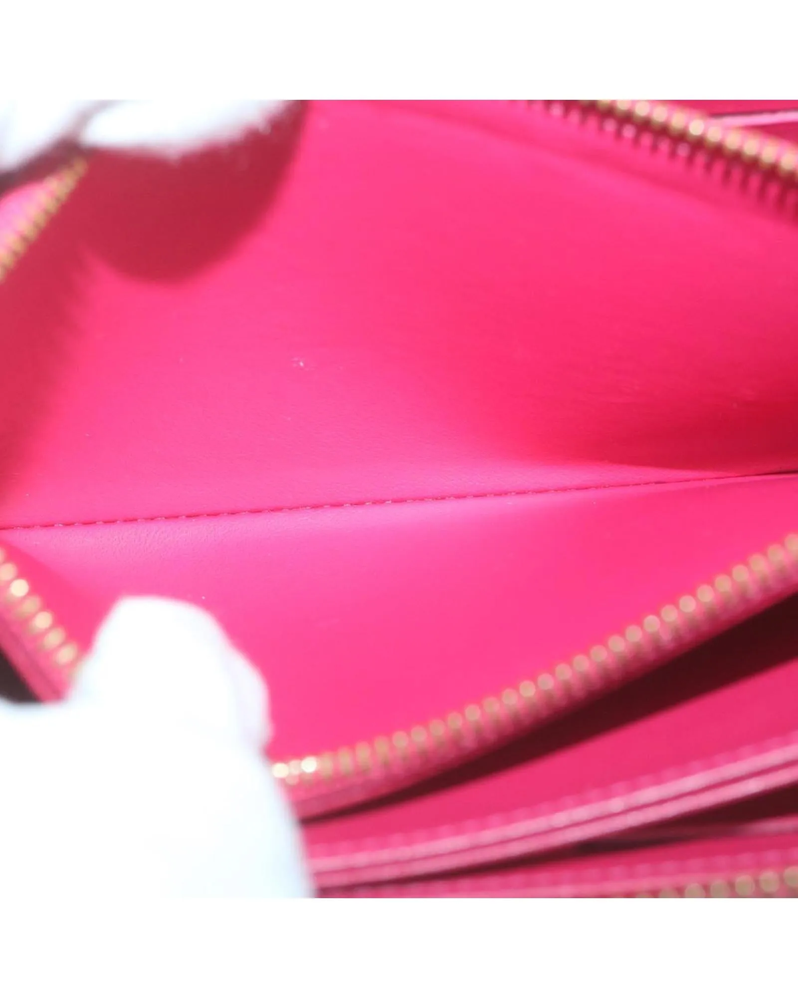 Monogram Vernis Zippy Wallet in Pink with Authenticity - LV