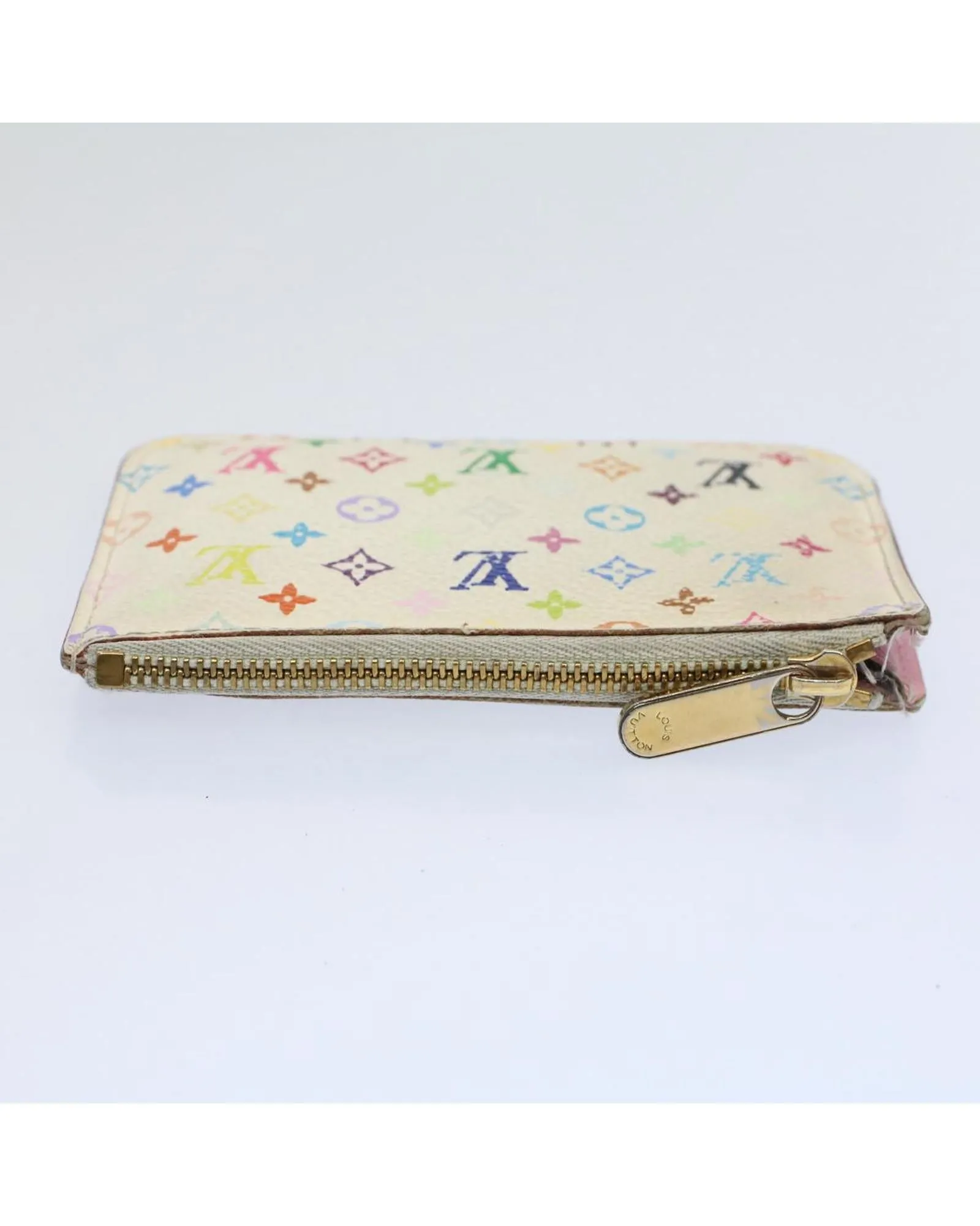 Multicolor Coin Purse with Authentic LV Design