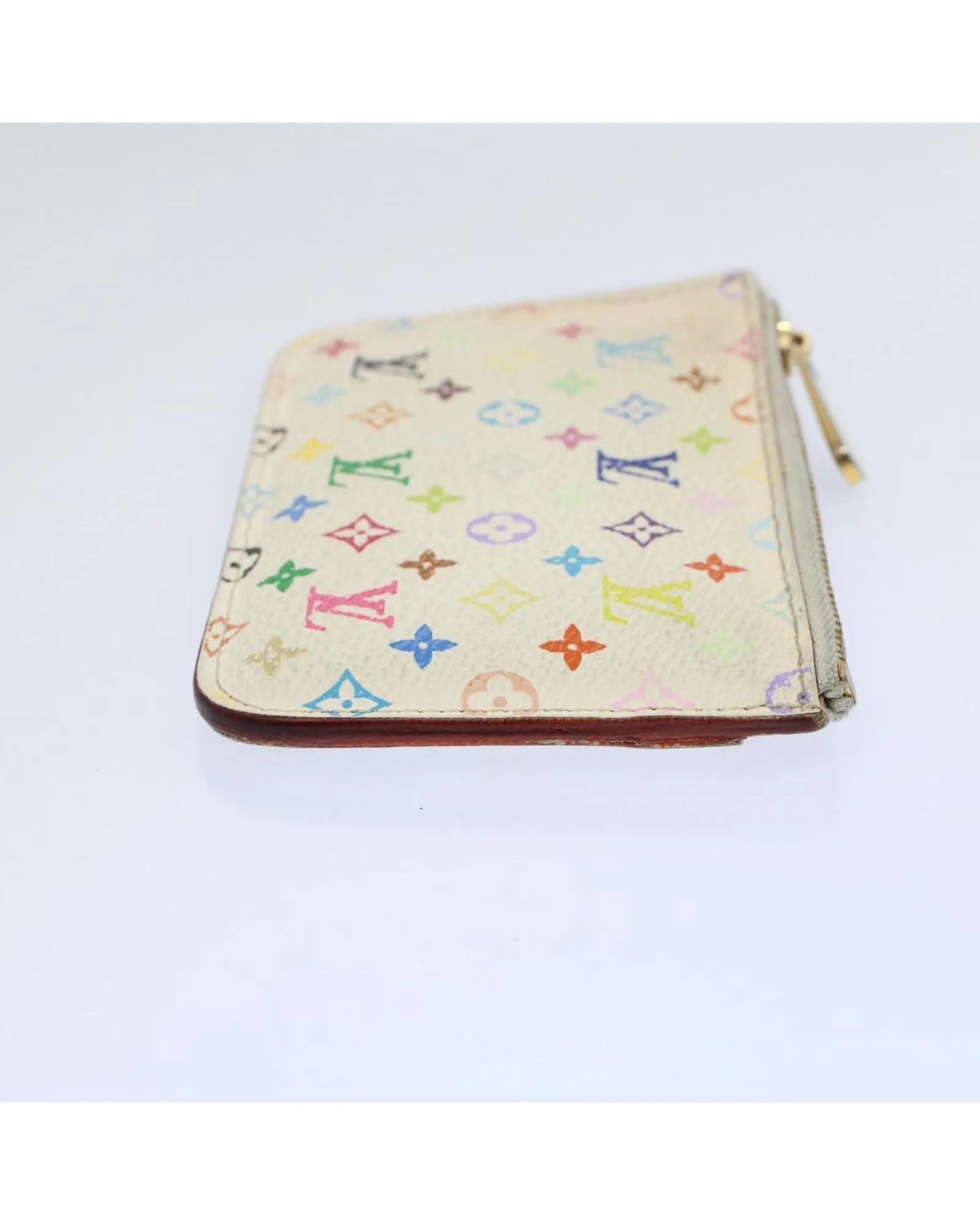 Multicolor Coin Purse with Authentic LV Design